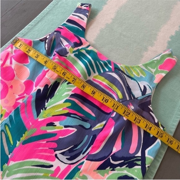 Lilly Pulitzer Exotic Garden Print Sleeveless Cathy Shift Dress‎ - Picture 11 of 14